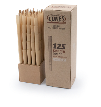 Natural Pre Rolled Cones® Brown King Size