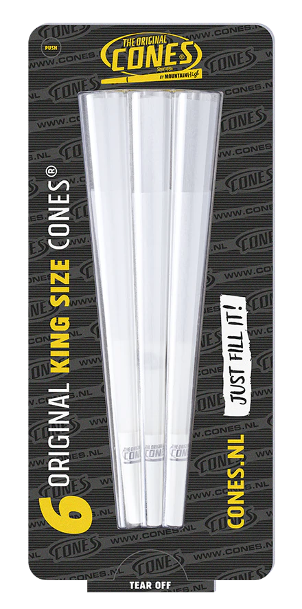 Original Pre Rolled Cones® White King Size 6 pezzi.