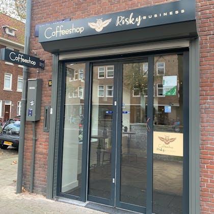 Coffeeshop Risky Business in Amsterdam