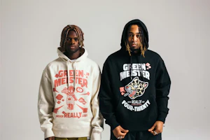 Greenmeister hoodies white and black